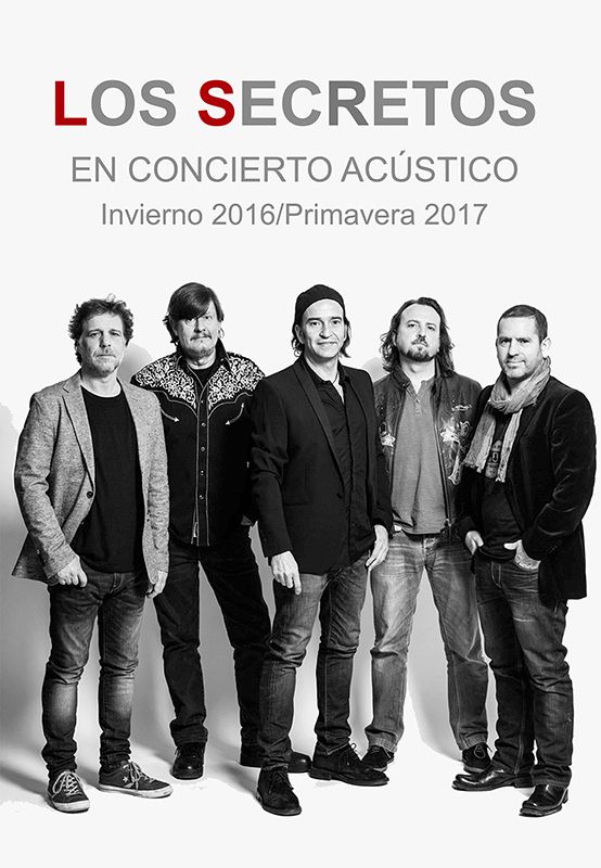 El miércoles 31, concierto de Los secretos en el Buero Vallejo