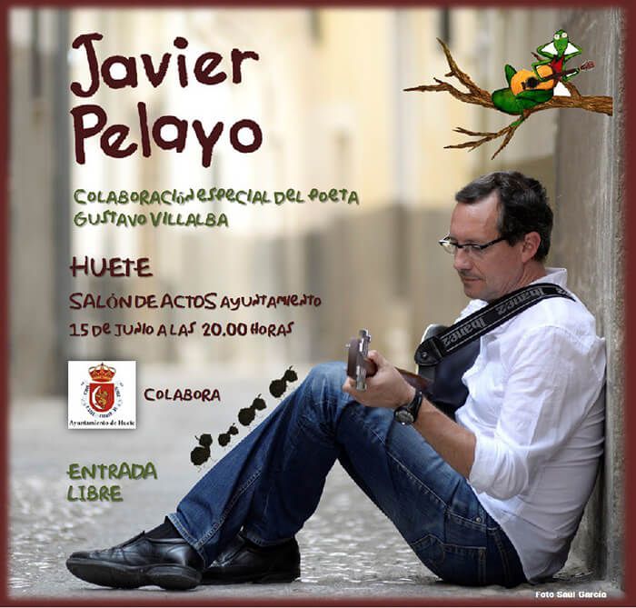 Actuación musical y recital del cantautor Javier Pelayo