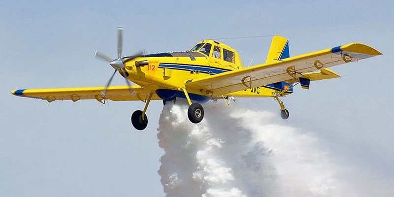 Castilla-La Mancha colabora en la extinción del incendio forestal de Portugal con dos aviones de carga en tierra