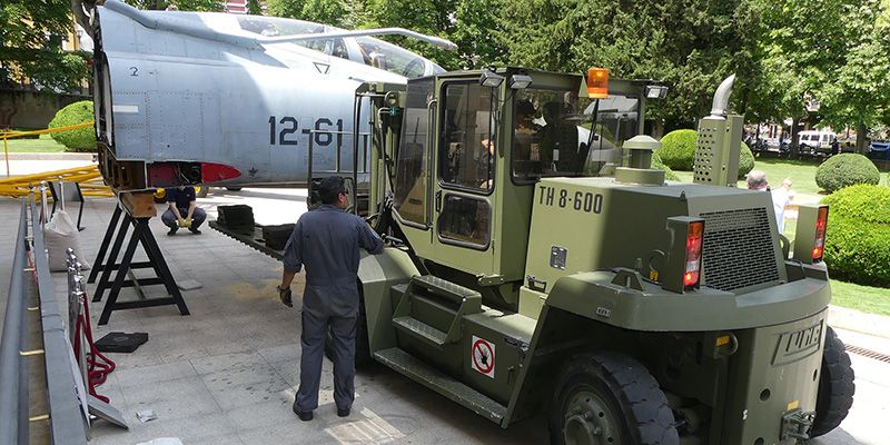 Cerca de 7.000 personas han visitado la exposición del Ejército del Aire instalada en la Diputación de Cuenca