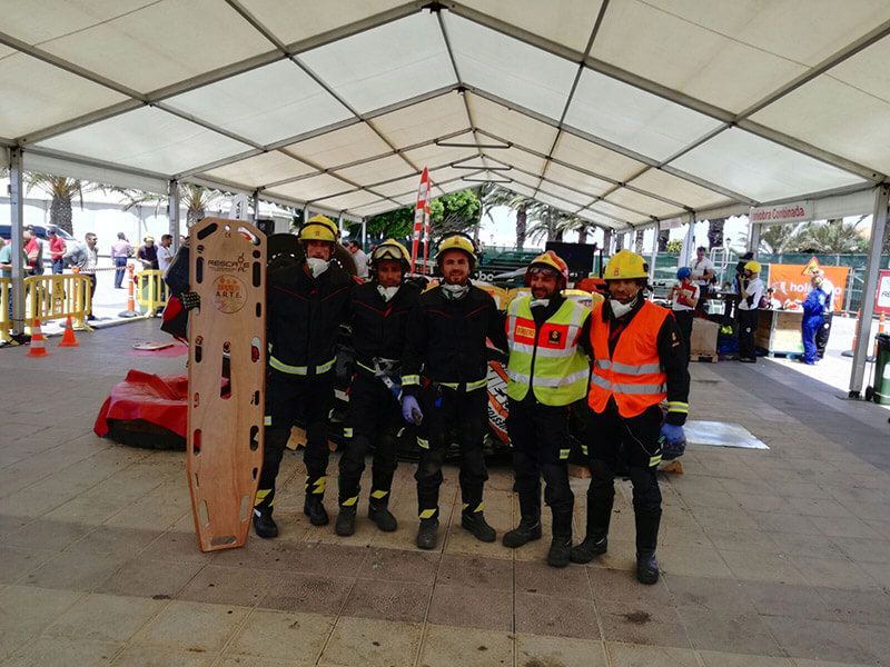 Cinco bomberos de Cuenca participan en el Campeonato de España de Rescate en Accidentes de Tráfico