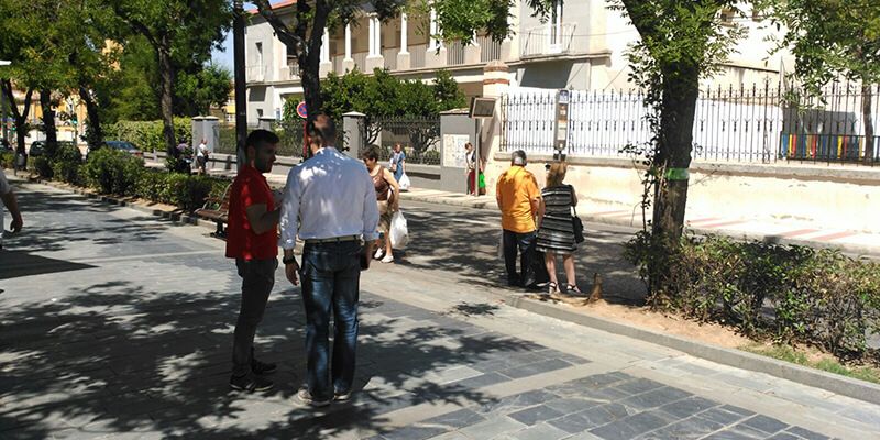 Cs Guadalajara reclama una solución a los 30 pasos no señalizados del bulevar del Paseo de Las Cruces