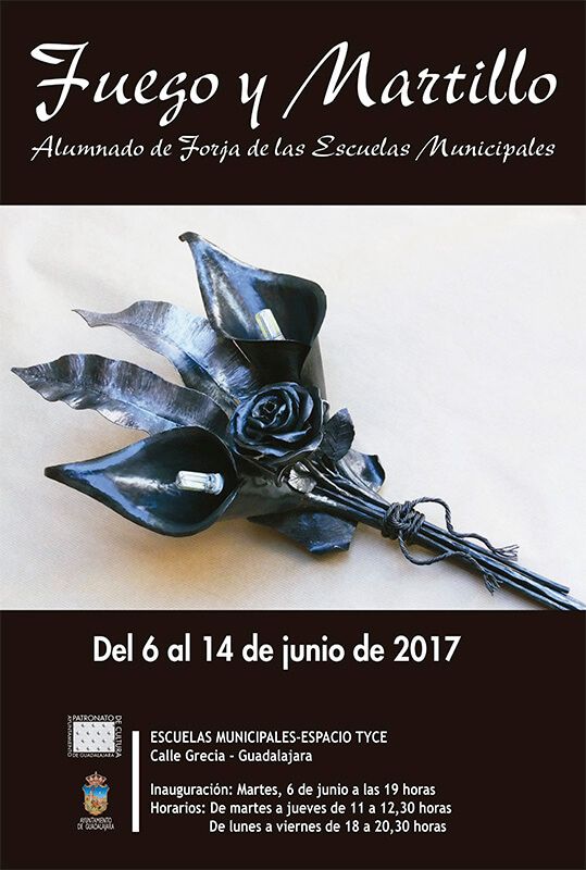 Fuego y Martillo, obras del alumnado de Forja de las Escuelas Municipales, en el TYCE 3 Fuego y Martillo, obras del alumnado de Forja de las Escuelas Municipales, en el TYCE