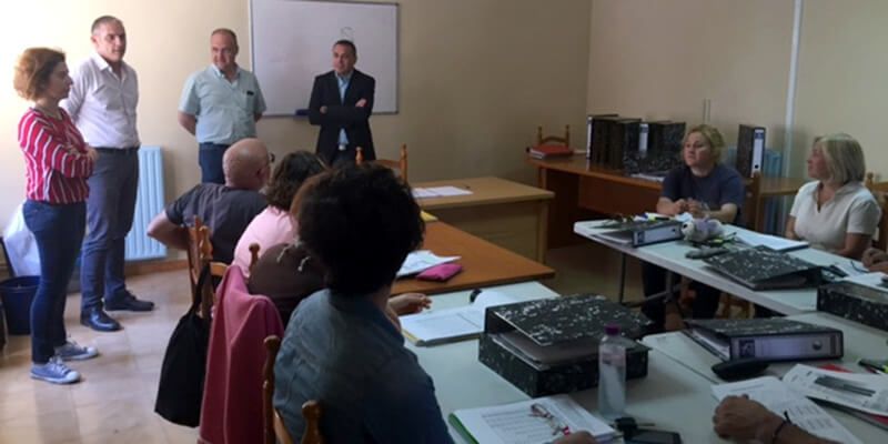 Junta y Ayuntamiento de Tébar ponen en marcha un taller de empleo sobre horticultura