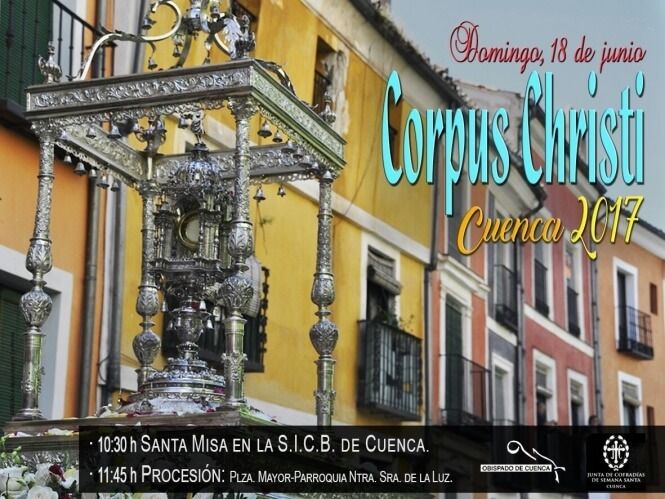 La JdC ultima detalles para celebración de la procesión del Corpus Christi en Cuenca, que tendrá varias novedades
