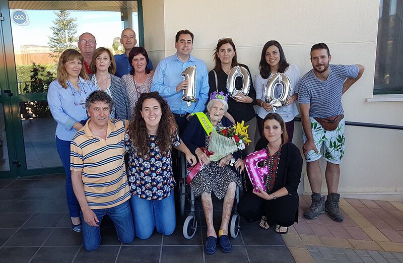 La optense Faustina Pérez cumple 100 años
