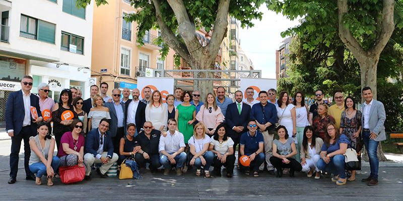 Orlena de Miguel y Alejandro Ruiz, portavoz y secretario de organización de Cs Castilla-La Mancha