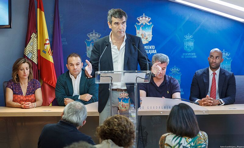 Román: "Tenemos ideas, modelos, estrategias y objetivos claros para seguir mejorando Guadalajara"