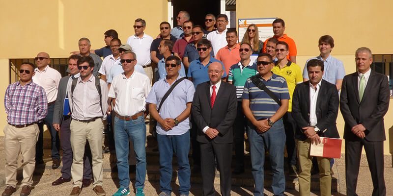 Un grupo de coroneles del Ejército de Perú visita el 1-1-2 para conocer la gestión del servicio de emergencias de Castilla-La Mancha