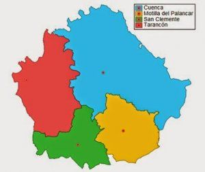 Cuando Molina de Aragón, Pareja o Requena fueron de Cuenca.... Lo que cambia una provincia 10 Cuenca en 1966 es dividida en 4 provincias