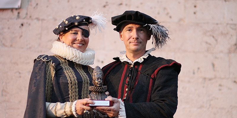 Almudena de Arteaga recibe el premio 'Princesa de Eboli'