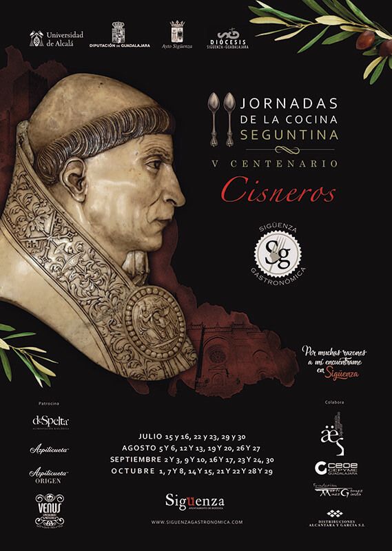 La gastronomía local rinde homenaje al Cardenal Cisneros en las II Jornadas de la Cocina Seguntina