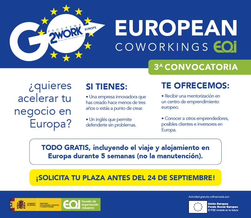 El CEEI de Guadalajara participa en la tercera edición del Programa de “European Coworkings” 3 El CEEI de Guadalajara participa en la tercera edición del Programa de “European Coworkings”