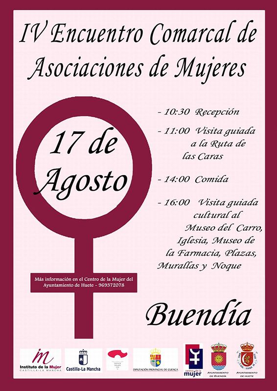 El IV Encuentro Comarcal de Asociaciones de Mujeres de Huete se celebrará en Buendía