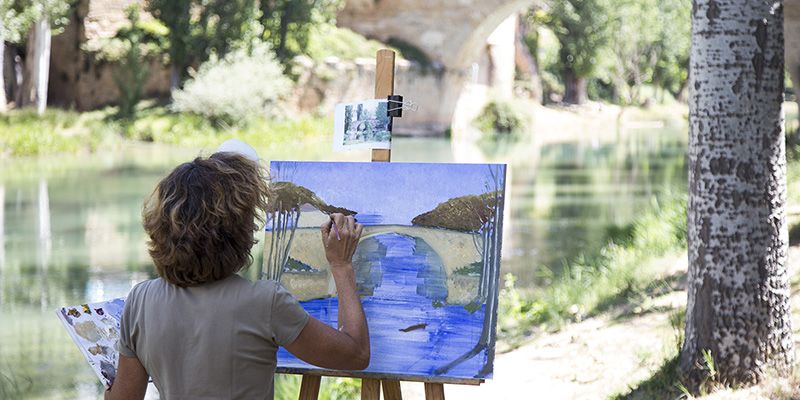 El XV Concurso de Pintura Rápida ‘Villa de Trillo’ repartirá este domingo más de 7.000 euros en premios