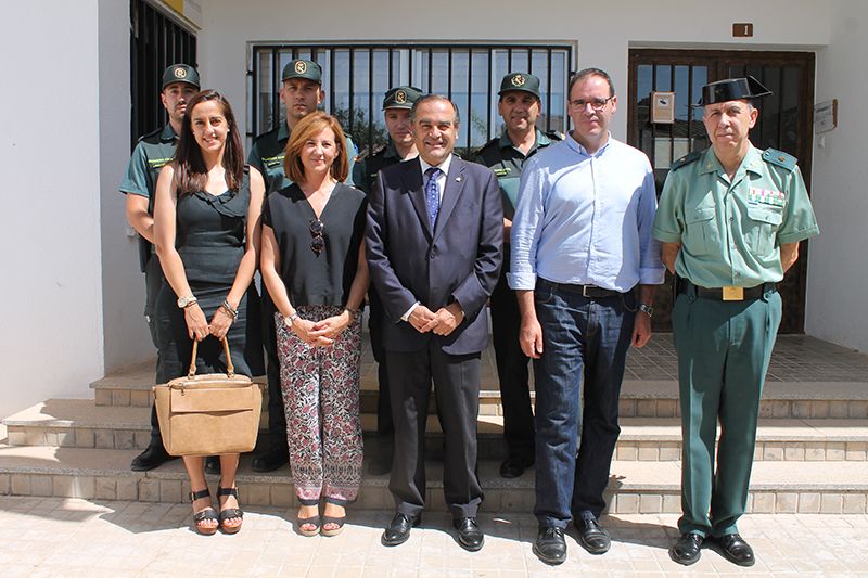 El delegado del Gobierno en Castilla-La Mancha visita los ayuntamientos de Belinchón, Horcajo y El Acebrón