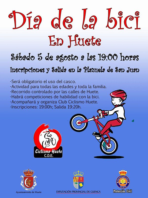 Huete le da un nuevo formato al Día de la Bici