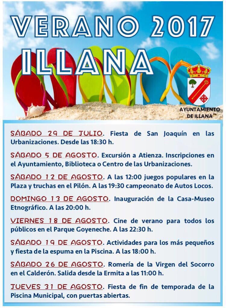 Illana presenta un verano cargado de actividades