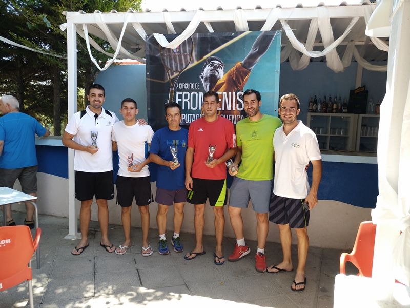 José Ramón de Manuel y Cristian García ganan en Montalbo en una nueva cita del X Circuito de Frontenis Diputación de Cuenca