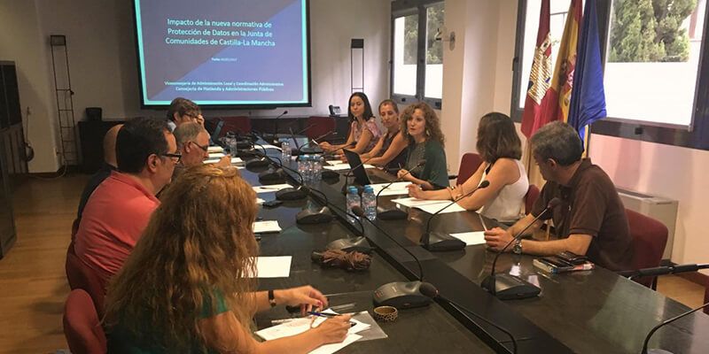La Junta impulsa la coordinación en protección de datos de todos los órganos gestores de la Administración regional