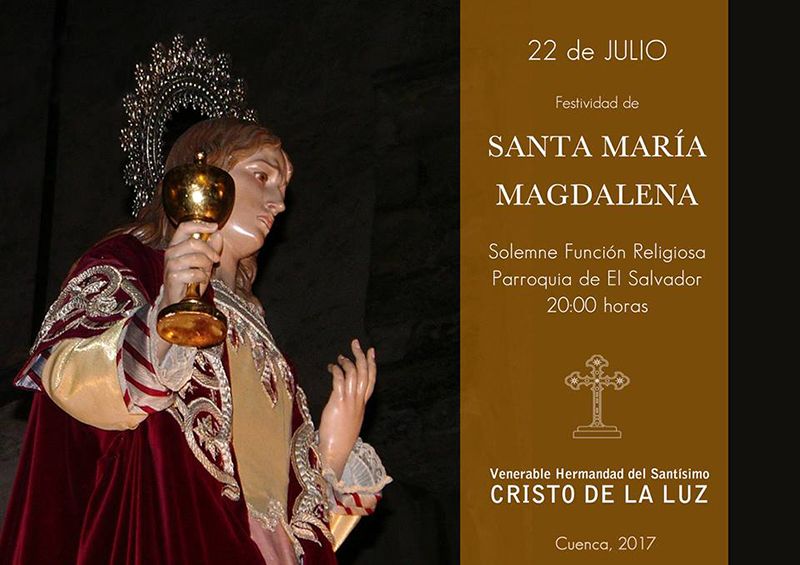 La V. H. del Santísimo Cristo de la Luz celebra este sábado su Función en honor a María Magdalena 3 La V. H. del Santísimo Cristo de la Luz celebra este sábado su Función en honor a María Magdalena