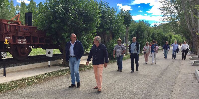 Latre asiste a la inauguración de una senda en el municipio de Baides