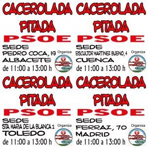 Los pescadores articula caceroladas contra el Partido Socialista