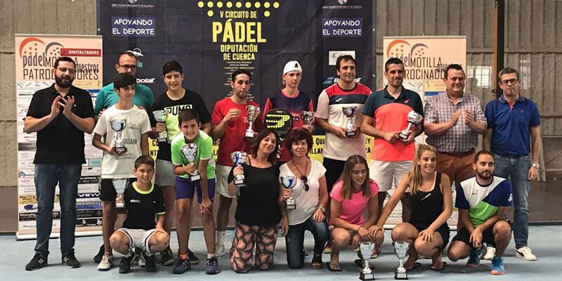 Motilla del Palancar disfrutó con éxito de su V Torneo de Pádel San Gil Abad