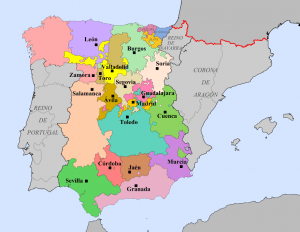 Cuando Molina de Aragón, Pareja o Requena fueron de Cuenca.... Lo que cambia una provincia 4 Provincias del reino de castilla en 1590