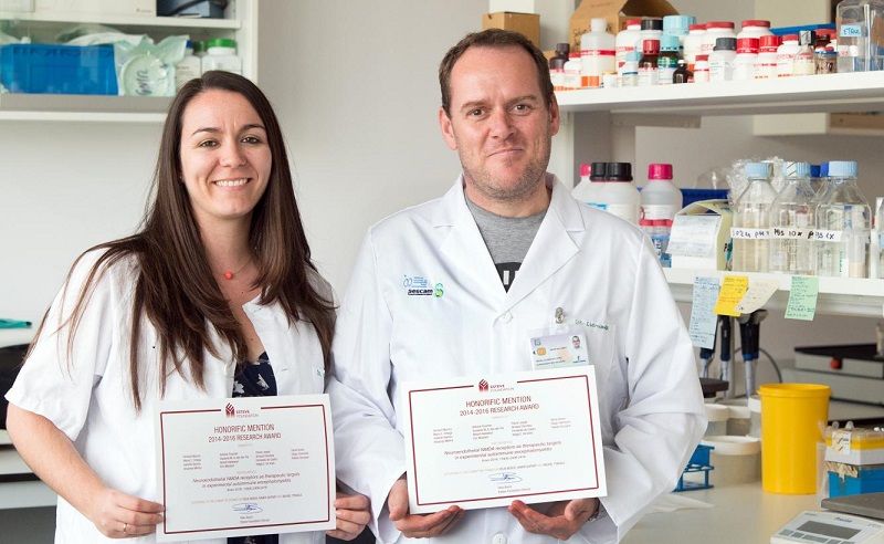 Reconocimiento al estudio realizado en el Hospital Nacional de Parapléjicos que logra frenar el avance de la esclerosis múltiple en ratones