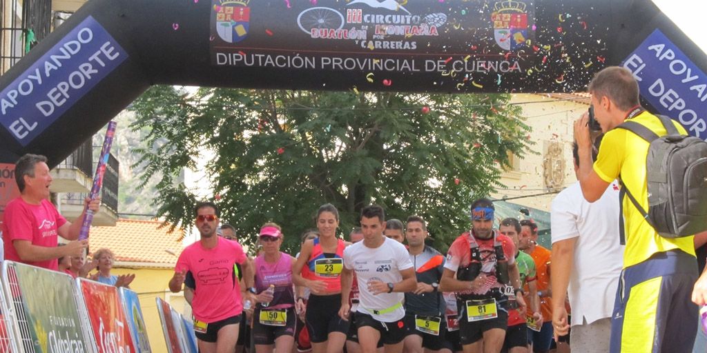 Cristian Argandoña y María Jesús Algarra se imponen en el II Trail Salvacañete