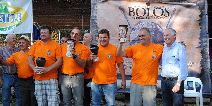 Valdemoro de la Sierra se impuso en su prueba de bolos del Circuito Provincial