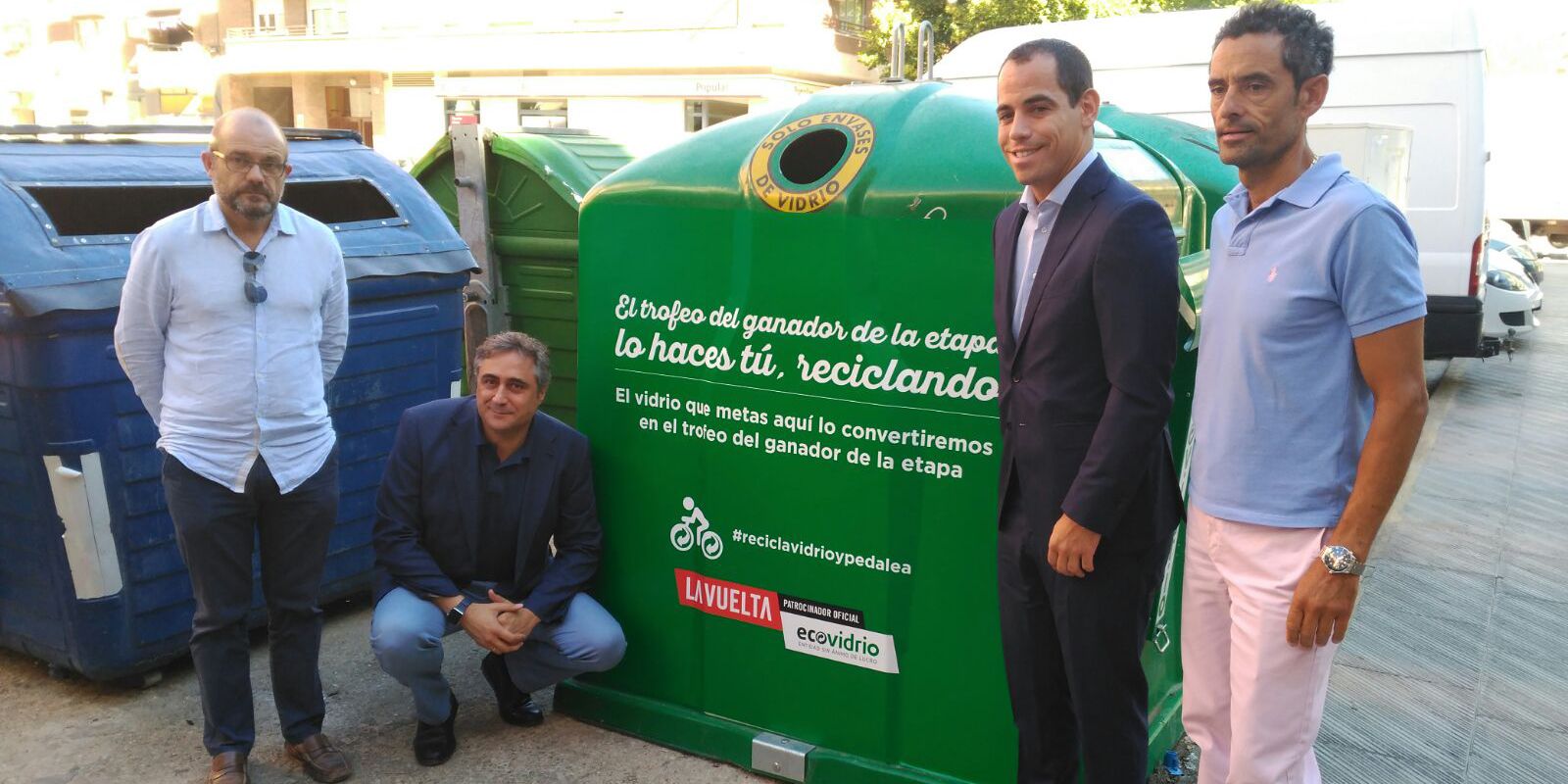 Ayuntamiento de Cuenca y Ecovidrio colaboran en la campaña "Recicla vidrio y pedalea"