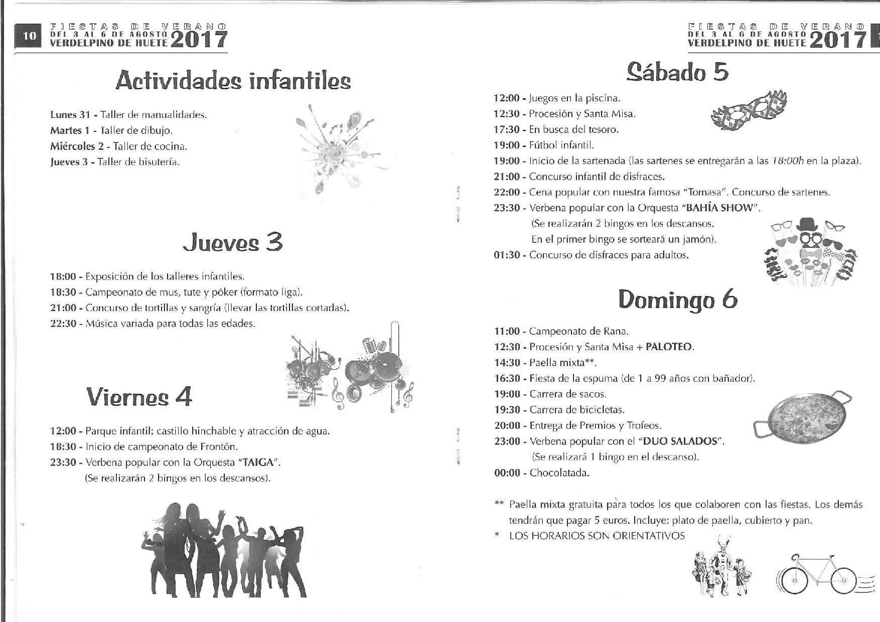 Comienzan las fiestas de Verdelpino de Huete 1 Comienzan las fiestas de Verdelpino de Huete