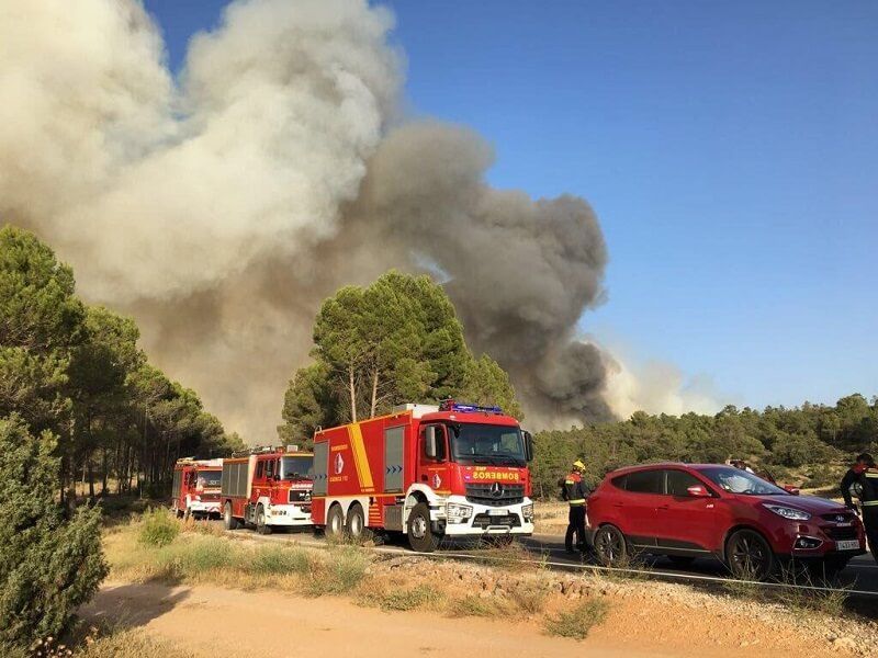 Cuesta felicita a los bomberos de la Diputación de Cuenca por su “buen hacer y profesionalidad” en la extinción del incendio de Campillo 3 Cuesta felicita a los bomberos de la Diputación de Cuenca por su “buen hacer y profesionalidad” en la extinción del incendio de Campillo