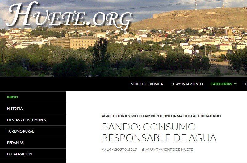El Ayuntamiento de Huete invertirá 2.200 euros en una nueva web de turismo