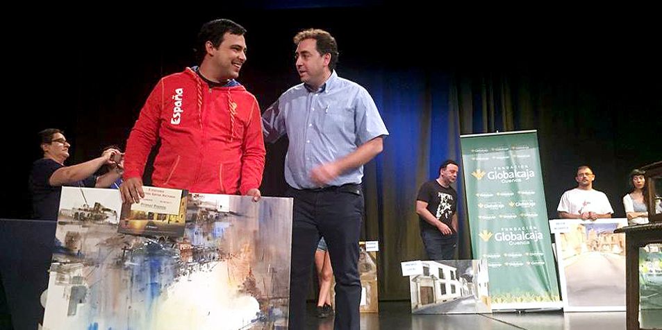 Entregados los galardones del X Certamen de Pintura Rápida Nocturna ‘Villa de San Clemente’