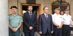 Gregorio expresa su apoyo a las víctimas de los atentados de Cataluña y apela a trabajar unidos junto a las Fuerzas y Cuerpos de Seguridad para derrotar al terrorismo