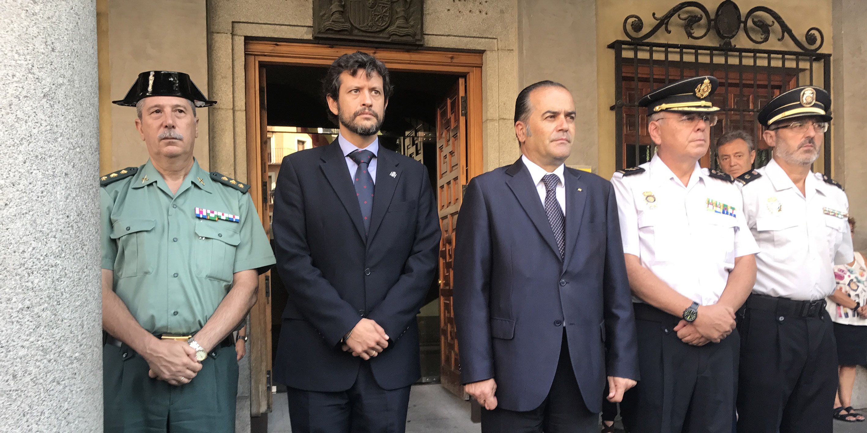 Gregorio expresa su apoyo a las víctimas de los atentados de Cataluña y apela a trabajar unidos junto a las Fuerzas y Cuerpos de Seguridad para derrotar al terrorismo
