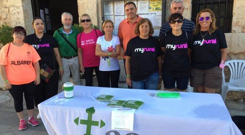 Celebrada la I Marcha contra el Cáncer de Fuentenovilla con gran éxito