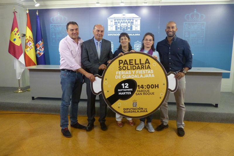 La Paella Solidaria de Ferias de Guadalajara será el martes 12 de septiembre a beneficio de AFAUS Pro Salud Mental