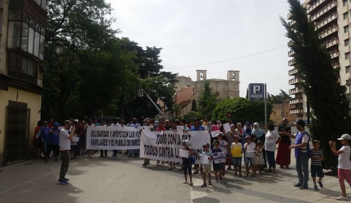 La comunidad musulmana de Guadalajara se manifiesta por la paz y contra la violencia