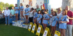 Latre asiste a la final y entrega de premios del Campeonato de Interpueblos de Natación celebrado en Yebra