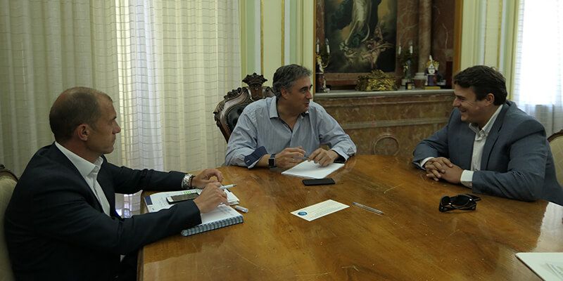 Mariscal se reúne con representantes de la CEOE para hablar del estado de la ciudad