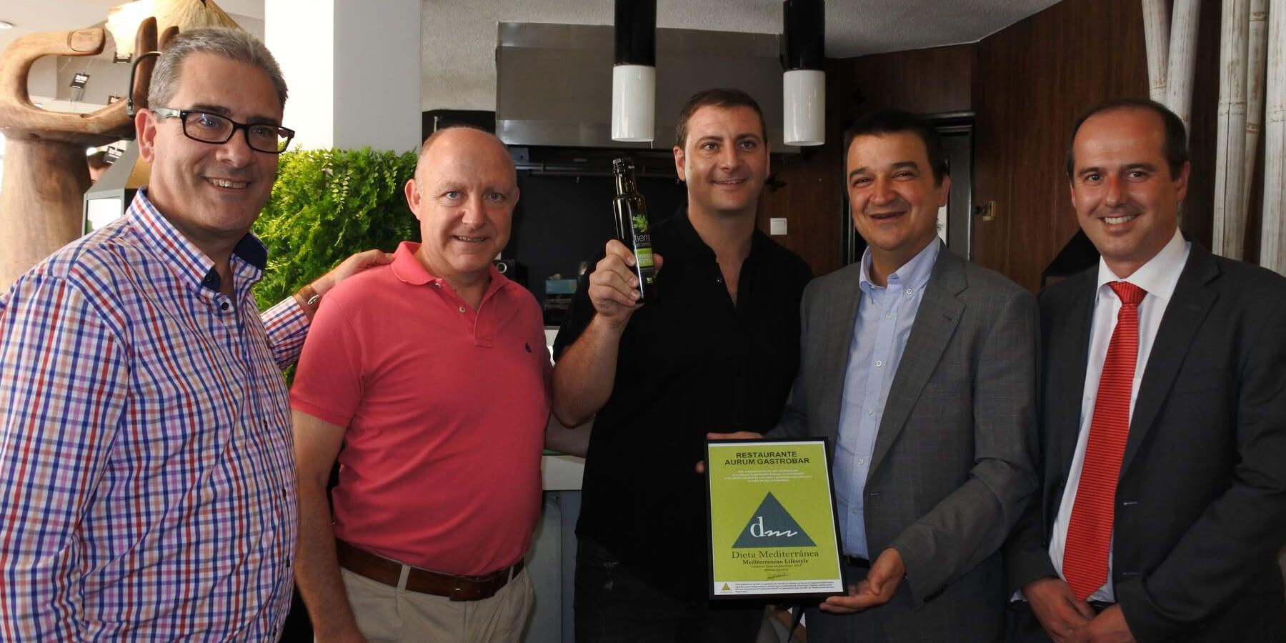 Martínez Arroyo certifica el primer restaurante en Guadalajara que garantiza la Dieta Mediterránea