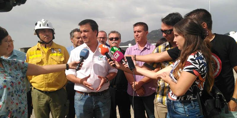 Perimetrado el incendio de Yeste tras seis días de duro trabajo 32 kilómetros