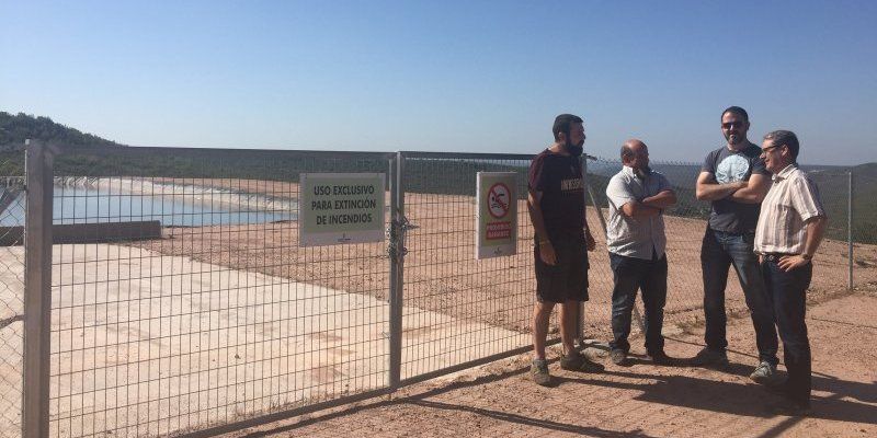 La Junta aumenta los puntos de carga de agua para medios aéreos y terrestres de extinción de incendios en Guadalajara