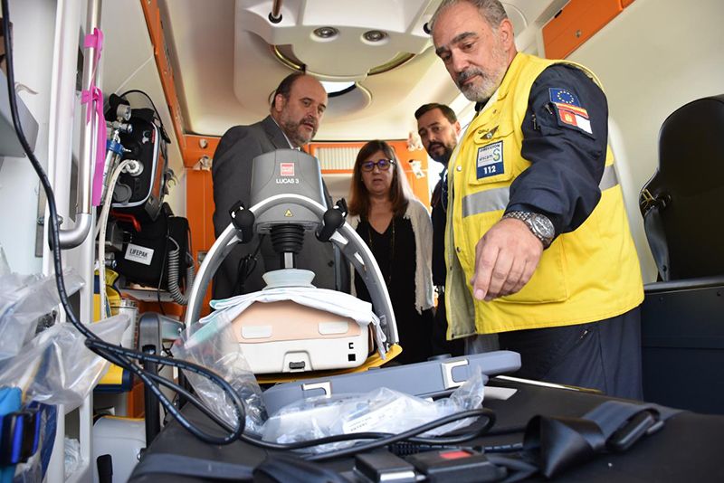 La Junta moderniza y amplía los vehículos para el transporte sanitario terrestre de la provincia de Cuenca