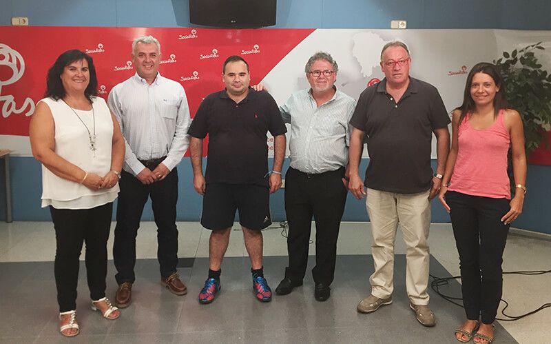 Militantes de Guadalajara se unen para apoyar la candidatura de Emiliano García-Page como secretario general de Castilla-La Mancha