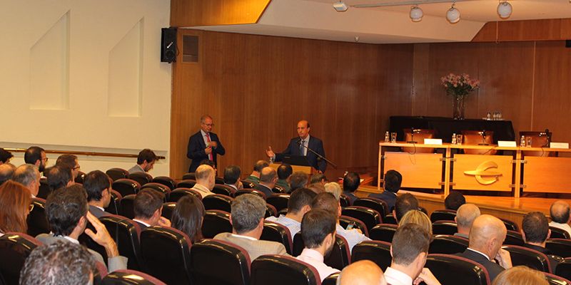 Sánchez-Seco participa en la inauguración de la jornada sobre ciberseguridad en el centro cultural de Ibercaja
